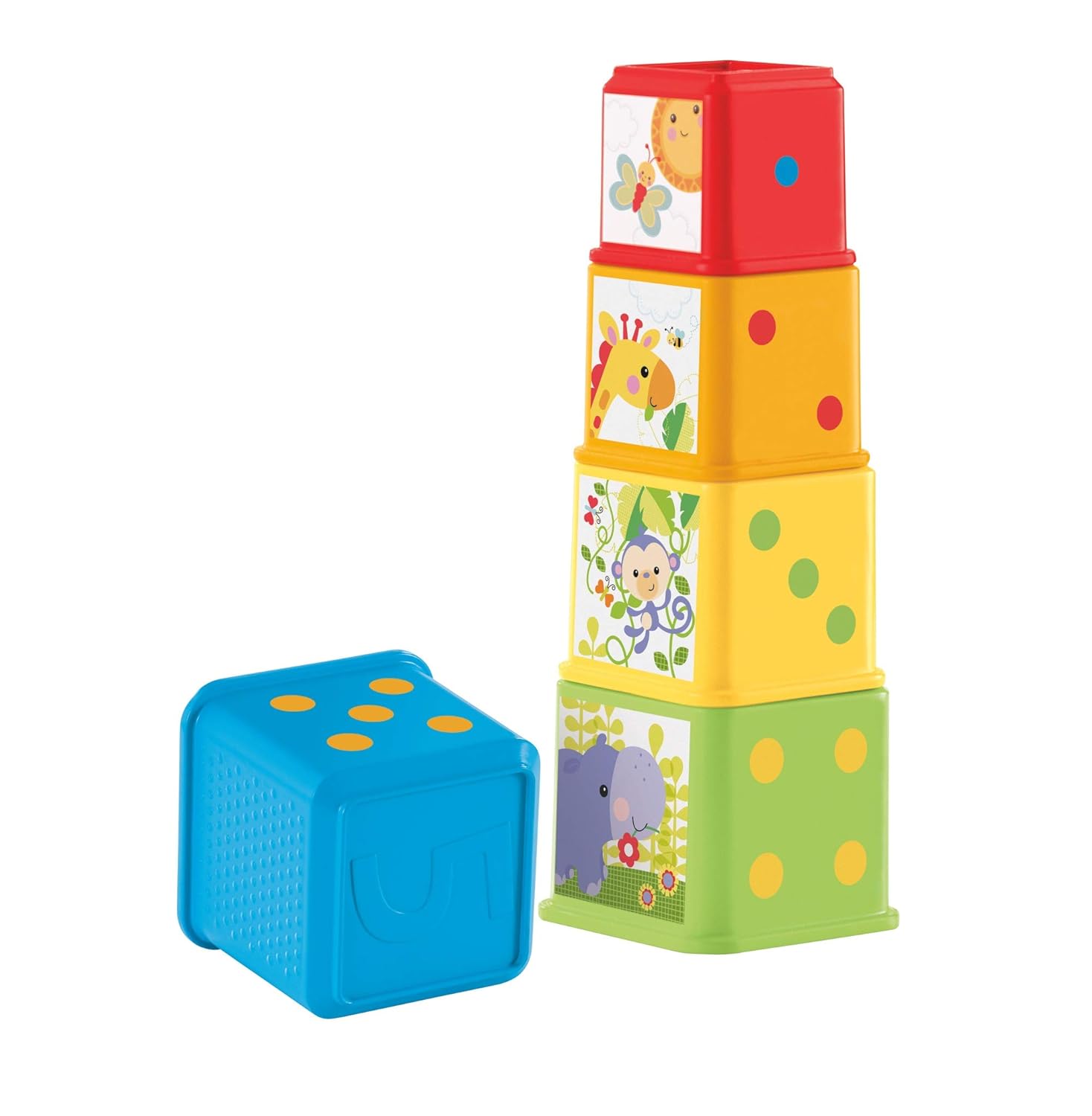 Alianzagestion Com Jeux Educatifs Et Scientifiques Jeux Et Jouets 6 Mois Et Plus Jouet Pour Bebe A Empiler Et A Emboiter Fisher Price Cubes Decouvertes Cdc52