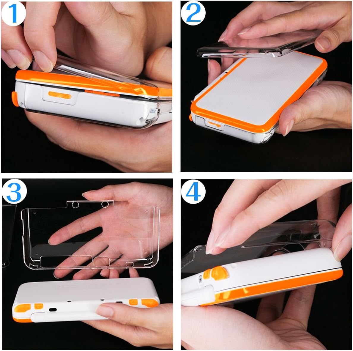 Amazon Newニンテンドー2ds Ll ケース Nonzers New 2ds Ll ハードケース New2dsll カバー 任天堂 New ニンテンドー2ds Ll 保護ケース New Nintendo 2ds Llに対応 Pc バンパー クリア 透明 衝撃吸収 ハードケース カバー ケース プロテクター