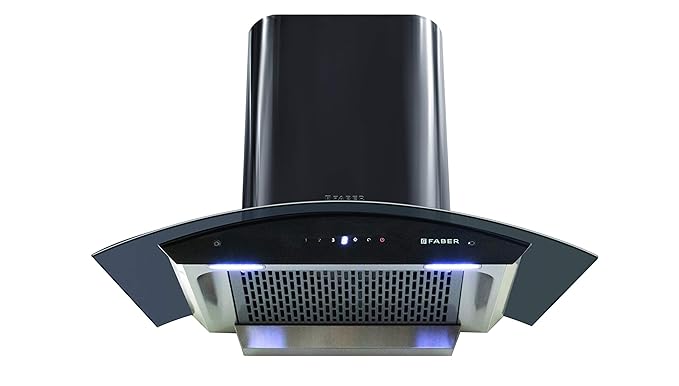 Faber 90 cm 1200 m3/h Filterless Autoclean Chimney (Hood Orient TC BK 90, Black)
