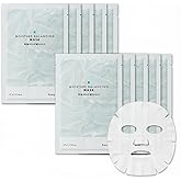 Baegayul Balancing Face Mask Sheet - Korean Facial Mask for Hydrating & Soothing Sensitive Skin, Herbal Essence & Hyaluronic Acid, Korean skincare, Mask for instant Moistureizing, Glow [ 10 Sheet ]