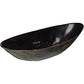 Cyan Design 10196 Neville Horn Bowl - Decorative Centerpiece for Home, Office, Wedding Bowl with Natural Finish - 2.5'' Tall