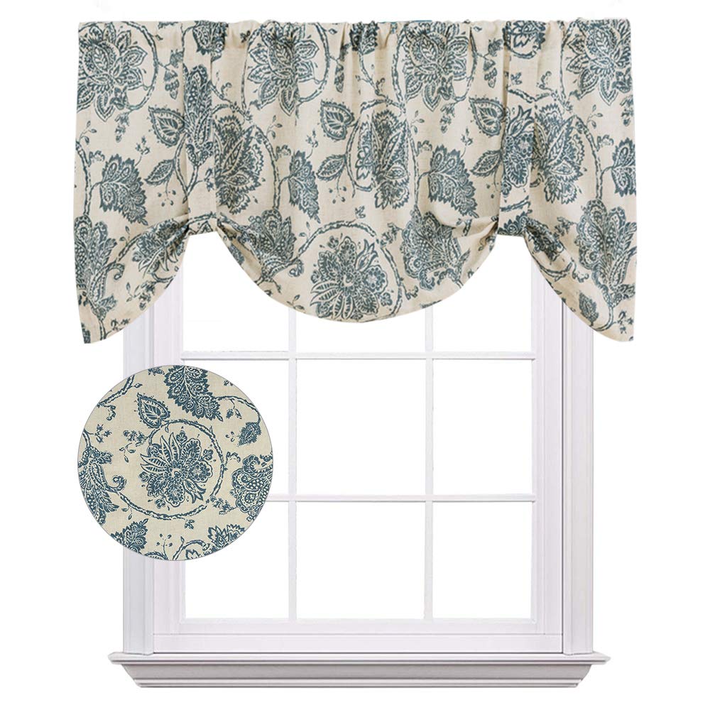 Best Teal Kitchen Curtains And Valances Set Home Appliances