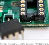 sourcing map 24 Pin DIP IC Socket Adapter Round 2.54mm Pitch PCB Board view 6