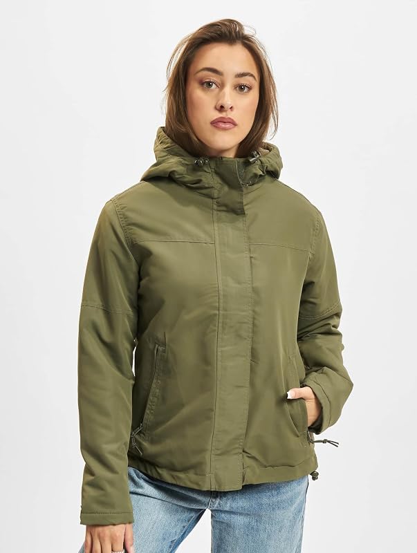 Ladies Windbreaker frontzip olive Gr. M
