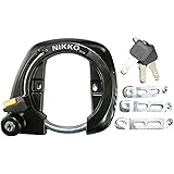 ニッコー(NIKKO) サークル錠 ディンプルキー NC158 Φ13・16・19mm対応 ブラック