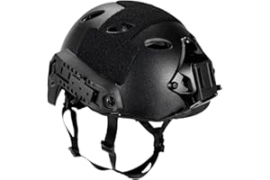 HANSTRONG GEAR H World Shopping Tactical Airsoft Adjustable Fast Protective Helmet PJ NVG Mount for Tactical Airsoft Paintball