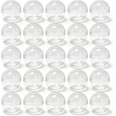 Zilphoba 50Pcs 2 Inch Vending Machine Capsules Gumball Machine Capsules Clear Plastic Ball Container Gachapon Capsule Fillable Balls for Prizes, Easter, Party Favors