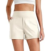 G4Free ShiftReady Athletic Shorts for Women High Waisted Trouser Shorts Trendy Casual Summer Short with Pockets