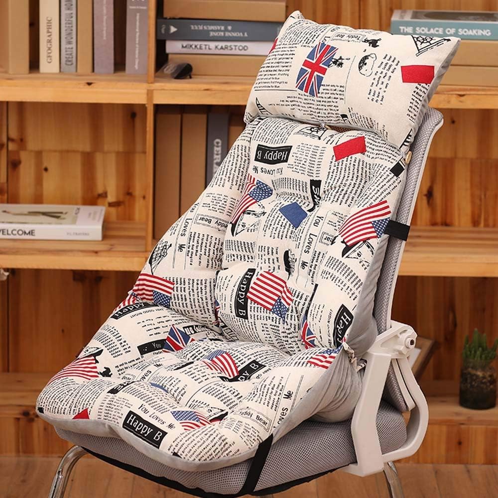 YangD High Armchair Booster Cushion, Back Chair Cushion Sun Lounger