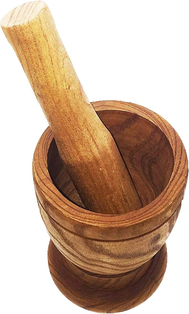Imusa Mortar with Pestle Kitchen Essentials, Jumbo, Natural: Mortar And Pestle: Kitchen & Dining