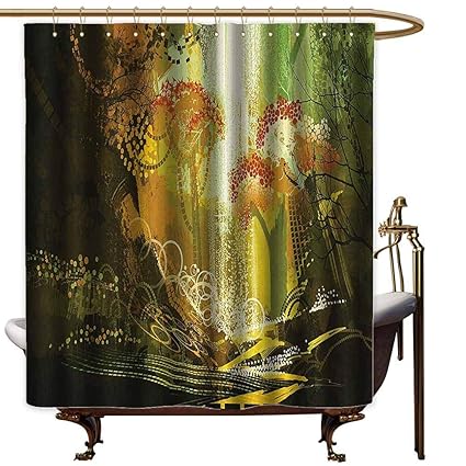Amazon Com Starsart Shower Curtains For Bathroom Gray And Blue