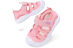 JOINFREE Toddler Boys Girls Water Shoes Breathable Qucik Dry Sport Beach Sandals Lightweight Barefoot Flexible