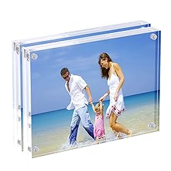 AMEITECH Acrylic Photo Frames,3.5x5'' Double Sided
