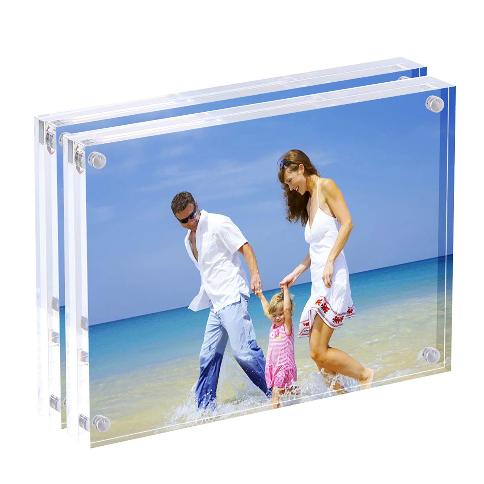 AMEITECH Acrylic Photo Frames,3.5x5'' Double Sided
