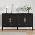 Amazon.com: FansaFurn Console Cabinet, 58'' Mid Century Modern Pantry ...