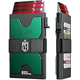 Zitahli Card Holder Wallets for Men - Slim Wallet Holds 6+6 Cards, Metal Card Holder, Minimalist RFID Blocking Wallets with Pop-Up Function, Ultra-Thin, Men's Accessories, Gifts for Him