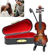 Raykce Tiny Worlds Smallest Emergency Violin Miniature Wooden Instrument view 8