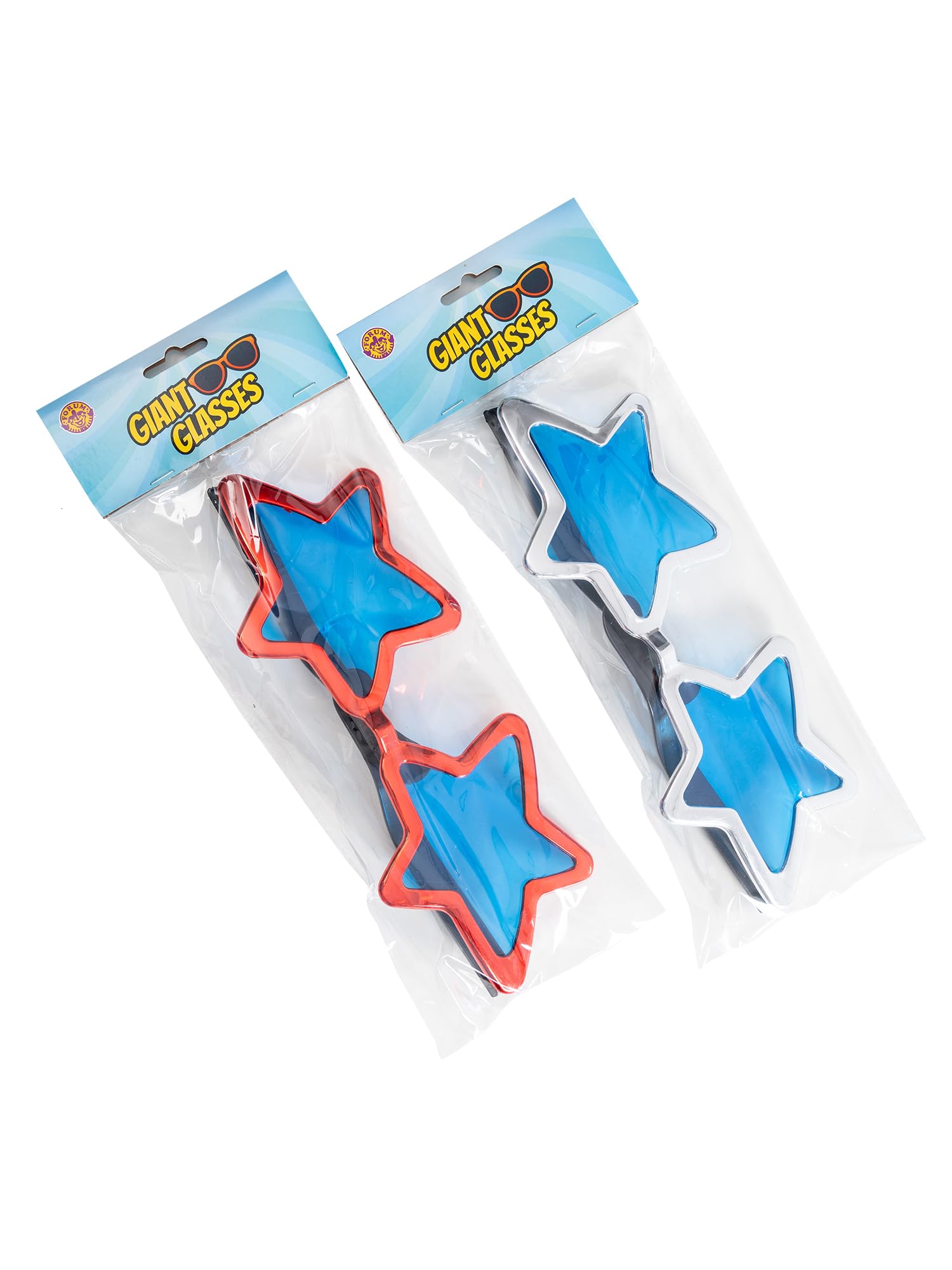 Bristol Novelty GJ339C Jumbo Metallic Star Sunglasses Party Accessory Set, Assorted Colours, One Size World Book Day Halloween Halloween