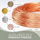 The Bead Shop Copper 0.8mm 6m Non Tarnish Craft Wire for Jewellery view 6