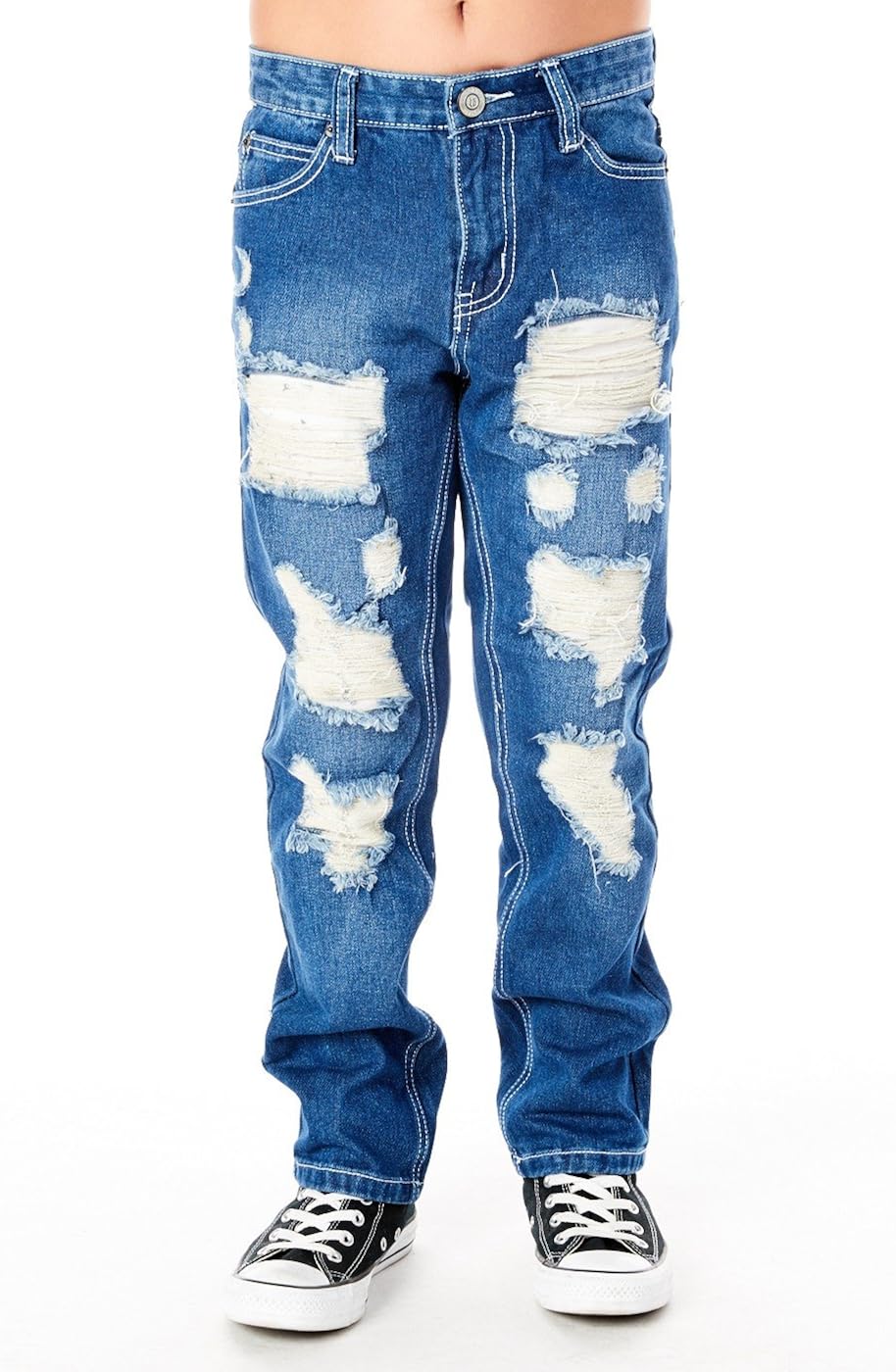 Boys Kids Children Victorious Distressed Denim Jeans Pants