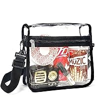 Armiwiin Clear Bag Clear Shoulder Bag Stadium Approved for Concerts and Gym