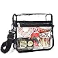 Armiwiin Clear Bag Clear Shoulder Bag Stadium Approved for Concerts and Gym