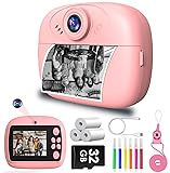 Kids Camera Instant Print, 40MP Dual-Lens Digital