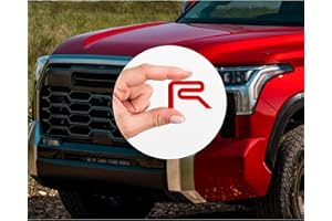 SUPER REPAIRMAN Front Grill Insert Letters Compatible for 2022-2023 Tundra TRD - ABS Plastic Inserts with Strong Adhesive Backing - Red