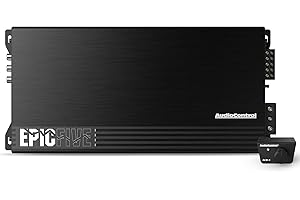 AudioControl EPICFIVE Epic Series 1100 Watt RMS 5-Channel Car Audio Amplifier, Class D, Epic Boost, Subsonic Filter, High-Pas