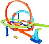Hot Wheels Lets Race Netflix Action Loop Cyclone Challenge Track Set 1:64 Car