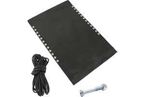 LUCCOV 17" 19" 21" Wide Zero Gravity Chair Replacement Fabric, Repair Cloth with 4 Gravity Chair Replacement Cord Screws Kit, Zero Gravity Chair Accessories for Sling Patio Lawn Lounge Chair, Black