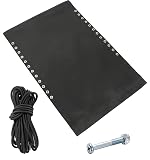 17" 19" 21" Wide Zero Gravity Chair Replacement Fabric, Repair Cloth with 4 Gravity Chair Replacement Cord Screws Kit, Zero Gravity Chair Accessories for Sling Patio Lawn Lounge Chair, Black