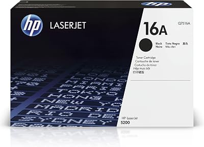 HP Q7516A 16A Original LaserJet Toner Cartridge Black Single Pack 12000 Pages
