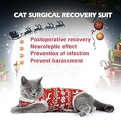 hipet Cat Christmas Clothes Costume Cat Surgical