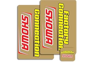 GENERIC Factory Connection SHOWA Suspension Decals Stickers Fork Shock - Jett Lawrence