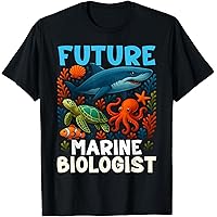 T-shirt Humour Biologie Marine 'In My Defense I Was Left Unsupervised' - Noir