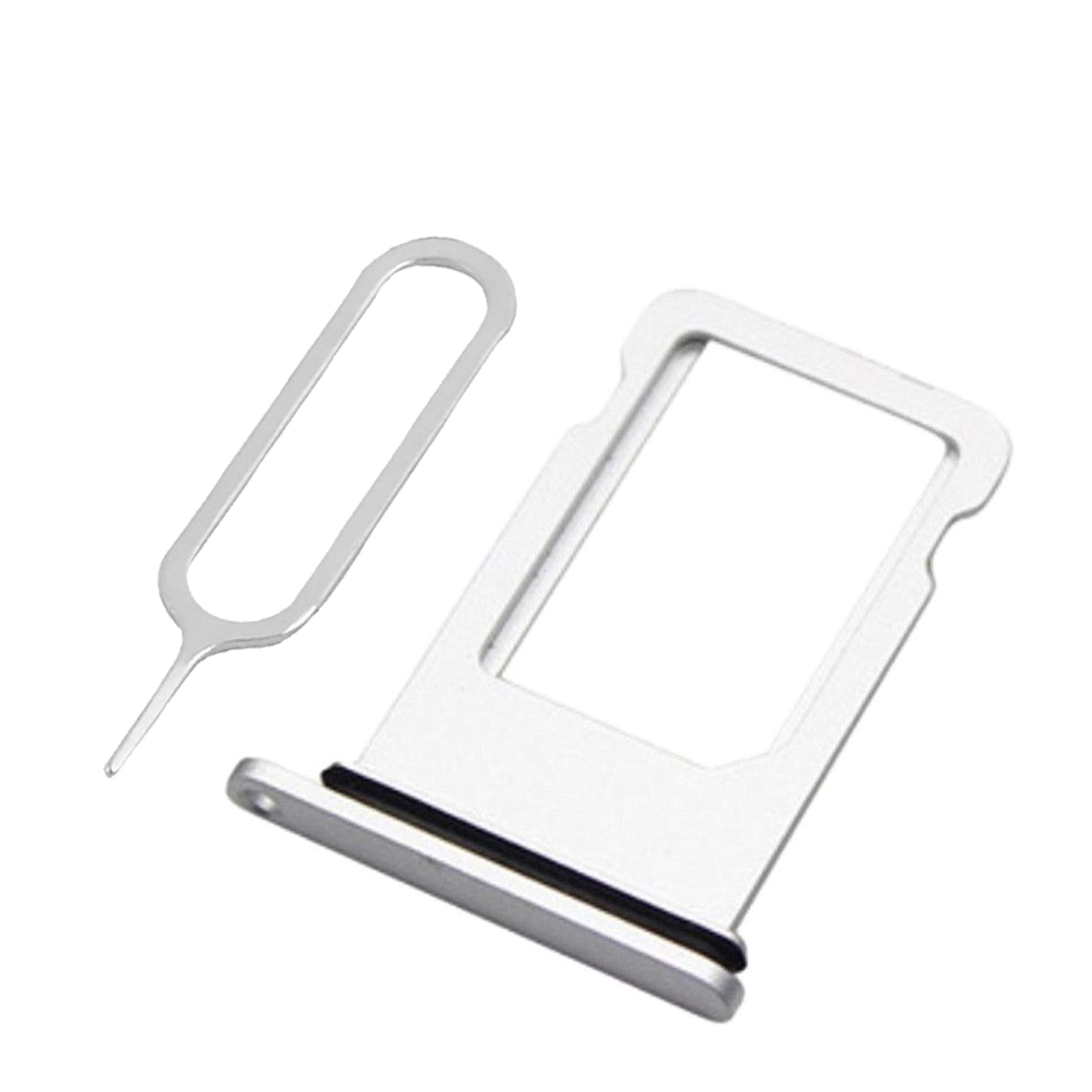 Sim Card Tray for iPhone X - Silver
