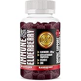 Grab The Gold Elderberry Gummies with Vitamin C & Zinc | Immune Support Gummies, Vegan, Gluten-Free | 45 Day Supply