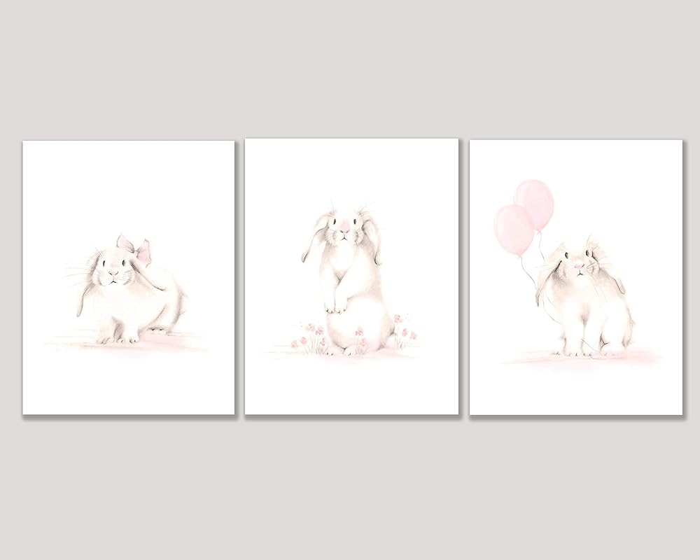 nursery bunny prints