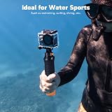AKASO EK7000 Action Camera Floating Hand Grip Bundle 4K30 2 Batteries view 5