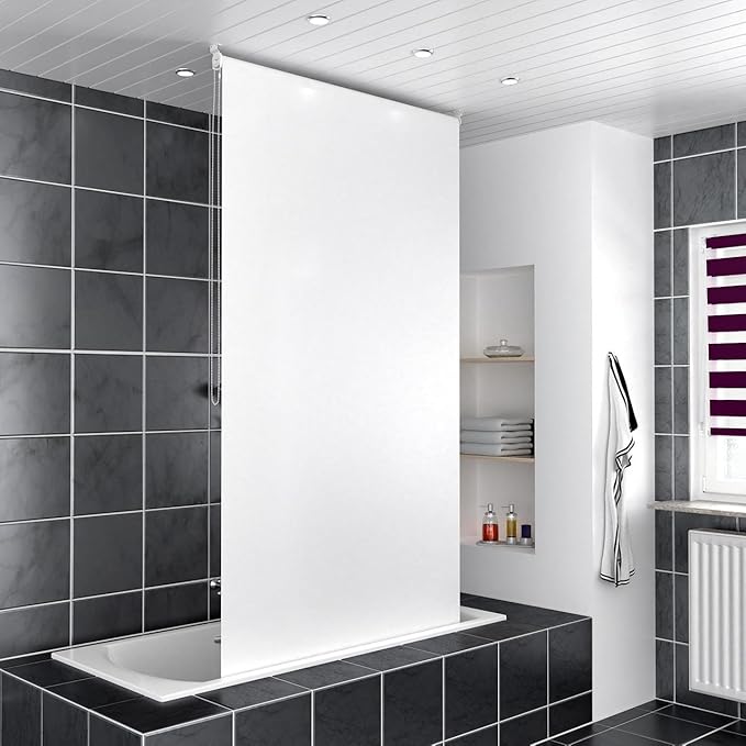 Homelux Clamping Rod Bathroom Shower Curtain Ceiling Mounted