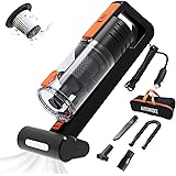 AUTOWOEL Best Car Vacuum Cleaner, Handheld Portable Vacuum Cleaner for Car, 7500PA High Power Handheld Vacuum Cleaner, Double