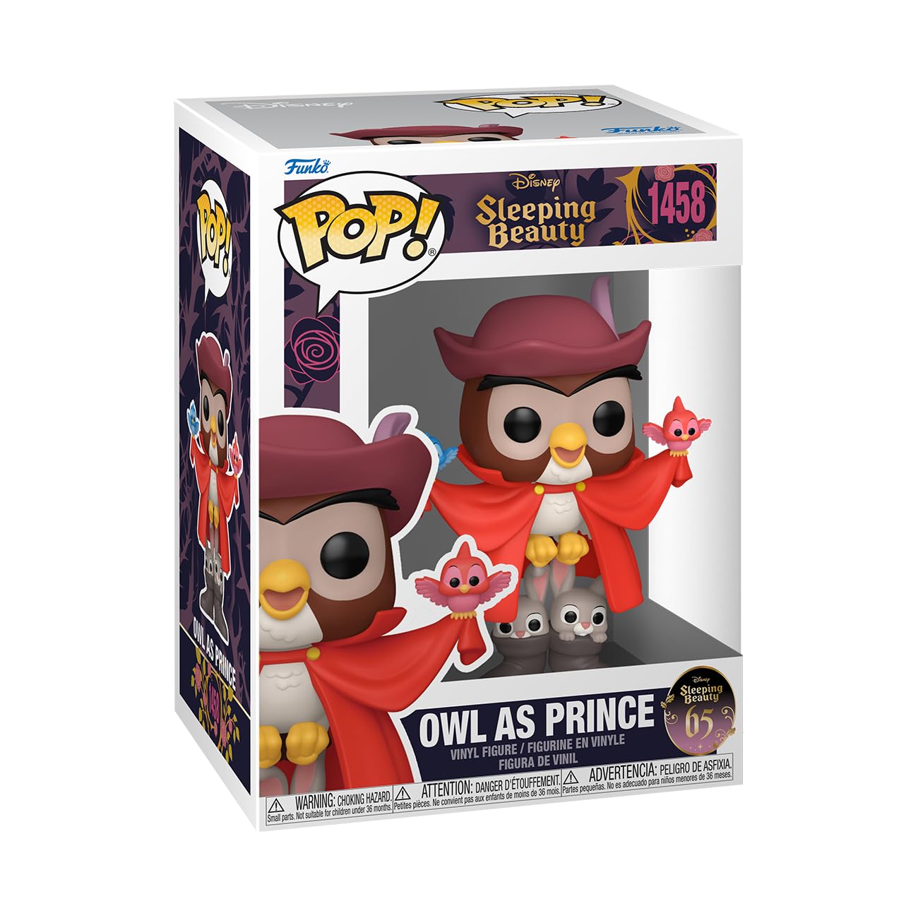 Funko POP! Disney: Sleeping Beauty 65th Anniversary - Owl As Prince - Collectable Vinyl Figure - Gift Idea - Official Merchandise - Toys for Kids & Adults - Movies Fans - Model Figure for Collectors