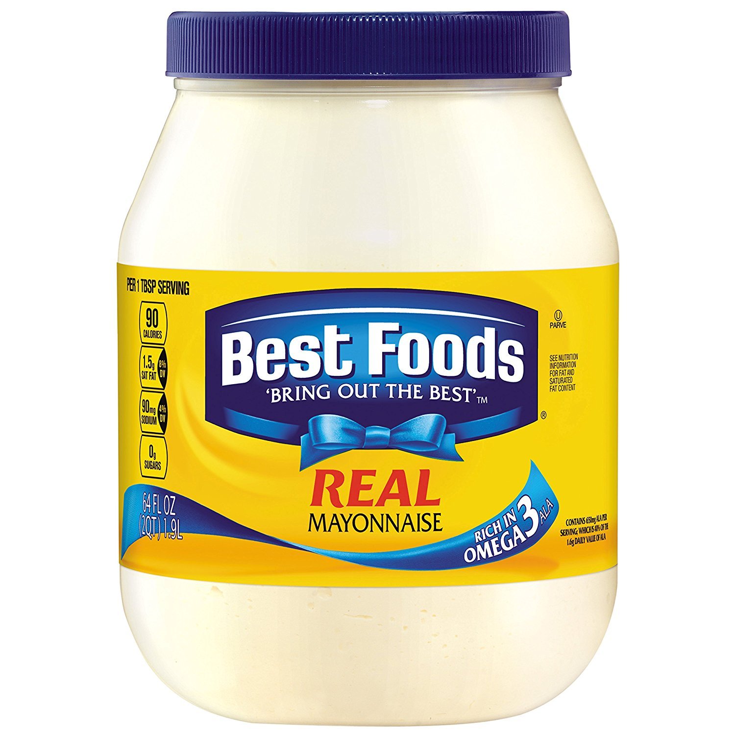 Best Foods Creamy Real Mayonnaise, Gluten Free, Kosher, 64 oz Buy