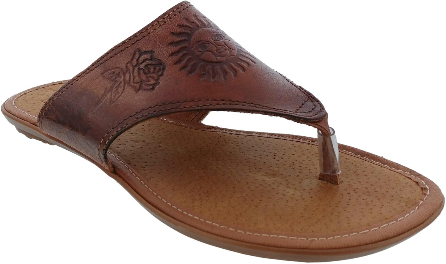 toms cognac leather huarache sandal