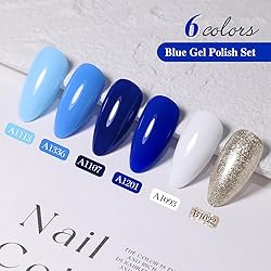 Double Rhythm Gel Nail Polish Set of 6 Colors Baby