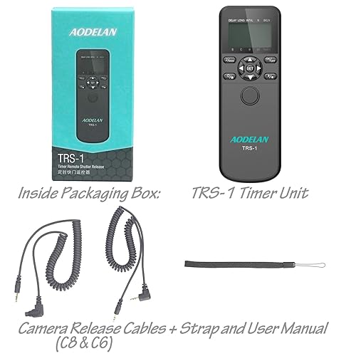 Timer Shutter Release Intervalometer with LCD and HDR for Canon