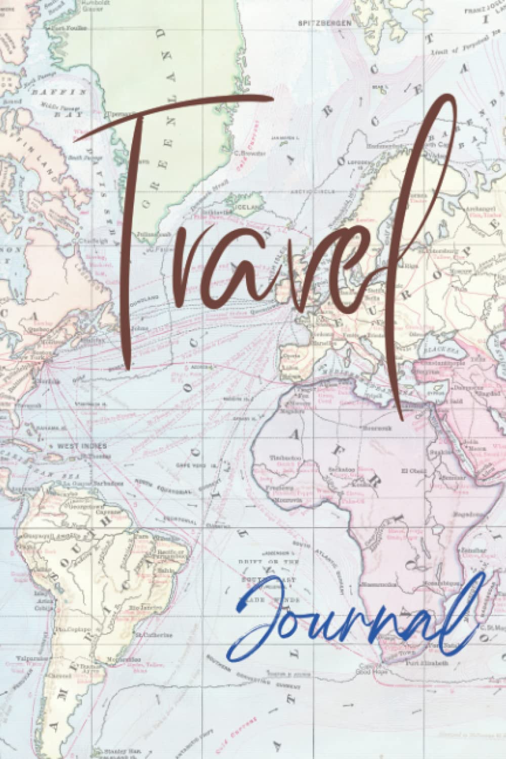 TRAVEL JOURNAL: TRAVEL JOURNAL NOTEBOOK; Memory Keepsake for Camping, Vacationing or for Road Trips 6 x 9 inch, 120 pages
