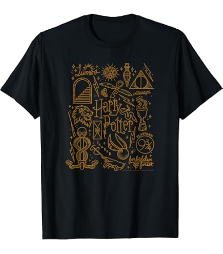 Amazon.com: Harry Potter Hogwarts Vintage Crest Short Sleeve T