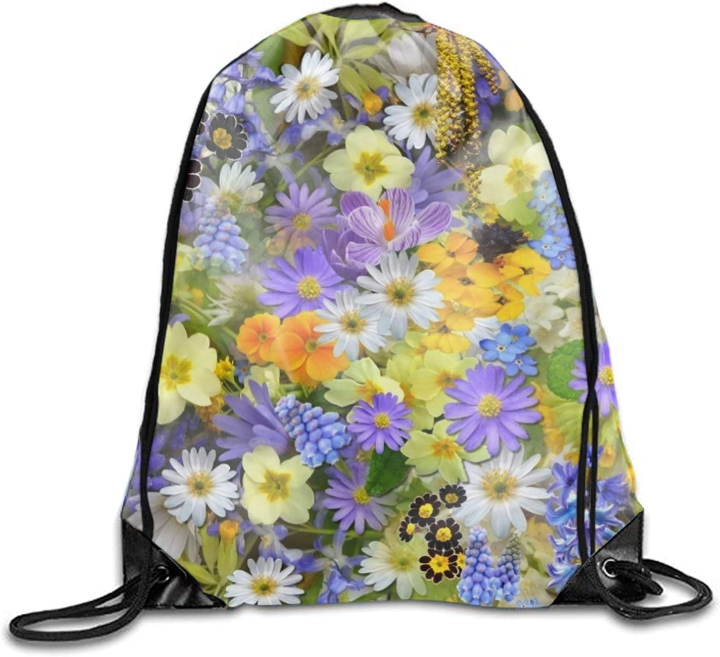uykjuykj Lovely Spring Drawstring Backpack Bag Men Women Sports Gym Sack Sackpack Yoga Dance Travel Daypack lovely spring20 Lightweight Unique 17x14 IN